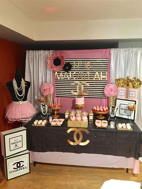 chanel sweet 16 ideas|Chanel Sweet 16 Party Ideas: Celebrate in Style .